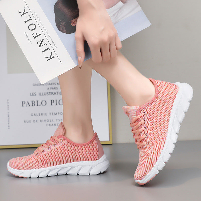 Damen Komfortable Freizeit-Laufschuhe mit atmungsaktivem Mesh und dynamischer Sohle R&B