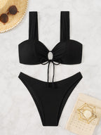 Damen Hochwertiger Bikinis mit verspieltem BindR&Band R&B