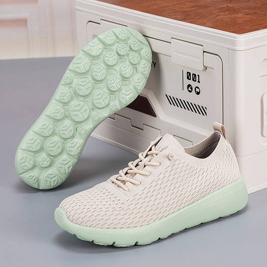 Damen Hochleistungs-Laufschuhe mit atmungsaktiver Mesh-Oberfläche und stoßdämpfender Sohle R&B