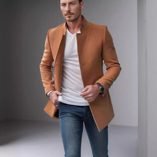 Herren modischer Steppblazer R&B
