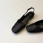 Damen Slingback-Pumps mit dekorativen Strassapplikationen und modernem Schnitt