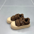 Damen Komfortable Sneaker mit kuscheligem Fleece-Futter und praktischen Klettverschlüssen R&B