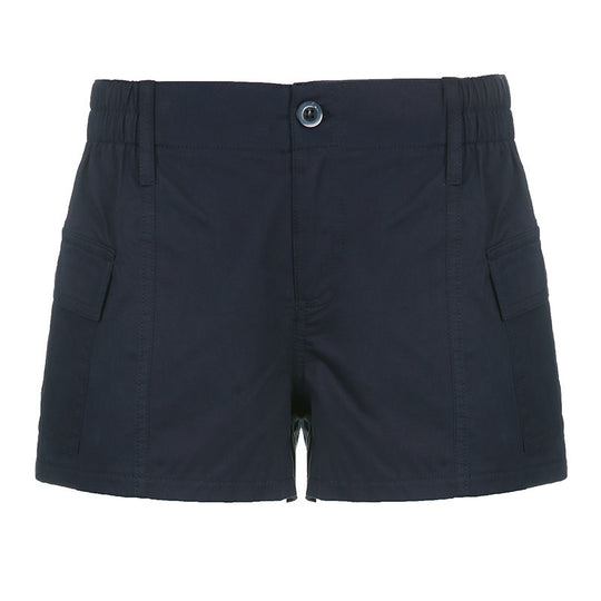 Damen Cargo-Shorts mit elastischem Bund und praktischen Seitentaschen R&B