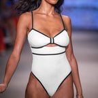 Damen Badeanzug mit elegantem Rock R&B