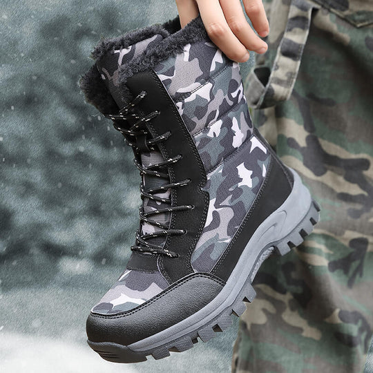 Damengefütterte Winterboots mit isolierendem Innenfutter und rutschfester Profilsohle R&B