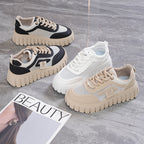 Damen Chunky Sneakers mit atmungsaktiver Mesh-Oberfläche und stabiler Gummisohle R&B