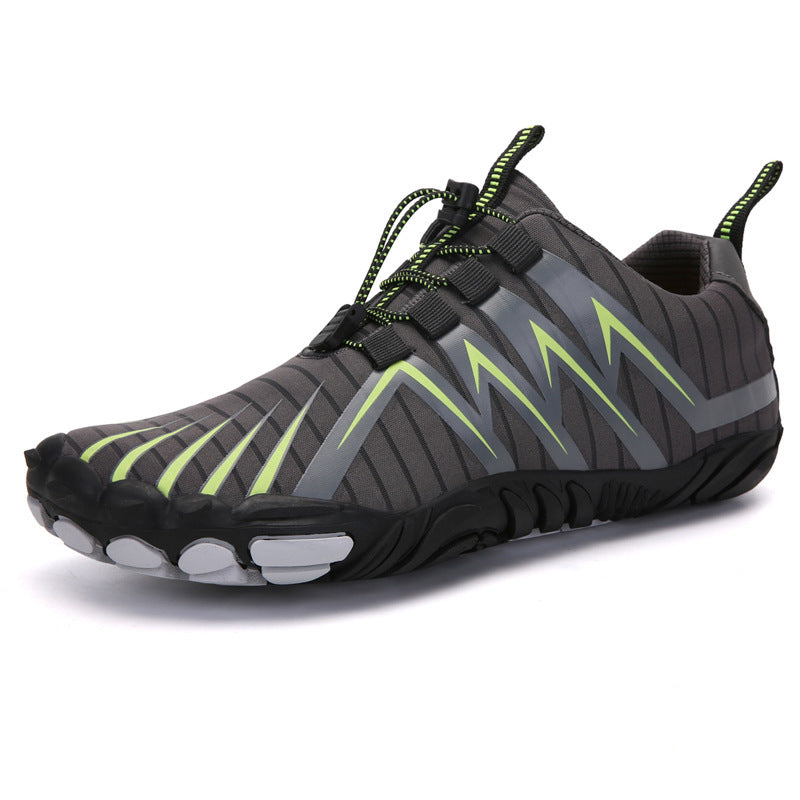 Damen nan elastischer Aquasport-Schuh mit Schnellzugverschluss, rutschfester Gummisohle und flexiblem Zehenschutz R&B