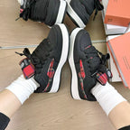 Damen Sportliche Sneaker mit kariertem Detail und rutschfester Sohle R&B