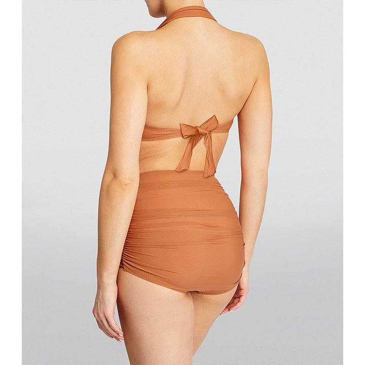 Damen Badeoutfit mit asymmetrischem Design R&B
