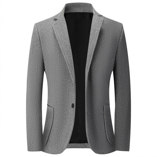 Herren eleganter Strickblazer R&B