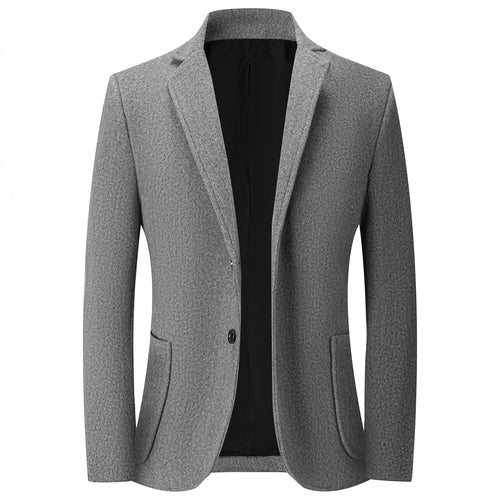 Herren eleganter Strickblazer R&B