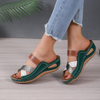 Damen Komfortable und luftige Clogs mit modischen Riemen R&B