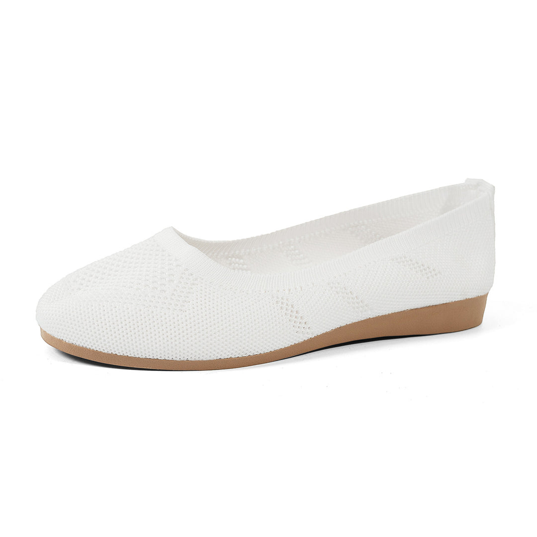 Damen atmungsaktive Ballerinas mit flexiblem Fußbett R&B