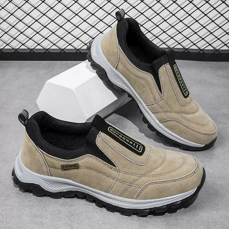 Damen Slip-On Sneakers mit elastischer Einfassung und rutschfester Profilsohle R&B