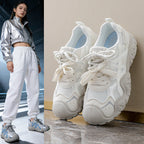 Damen Sportliche Sneakers mit atmungsaktiver Mesh-Oberfläche und dämpfendem Profil R&B