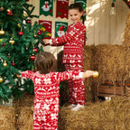 R&B | Weihnachtsplätzchen Weihnachts-Pyjama rot Damen