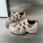 Damen Sportliche Sneakers mit atmungsaktivem Mesh und robustem Sohlenprofil R&B