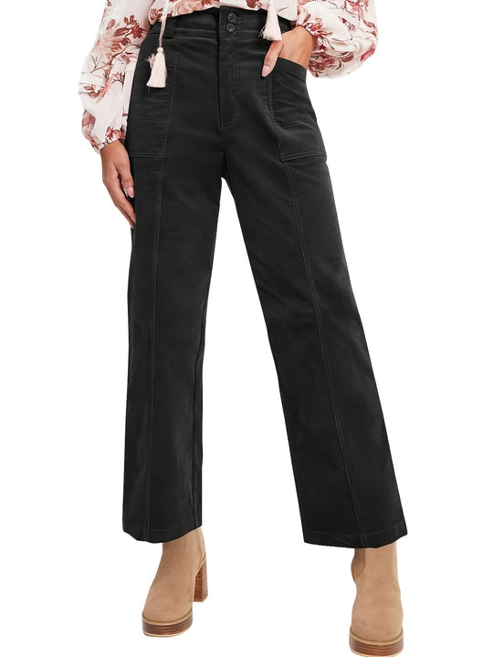 Damen Hochgeschnittene Bundfaltenhose R&B