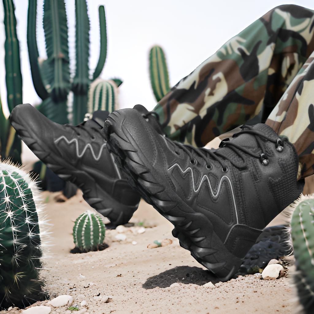 Herren Multifunktionale Outdoor-Stiefel mit hohem Knöchelschutz und rutschfester Sohle R&B