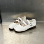 Damen Ballerinas mit modischem Riemen und anatomischem Fußbett R&B
