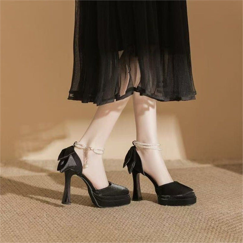 Damen High Heel Schuhe mit eleganter Schleifenverzierung R&B