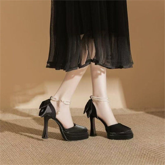 Damen High Heel Schuhe mit eleganter Schleifenverzierung R&B