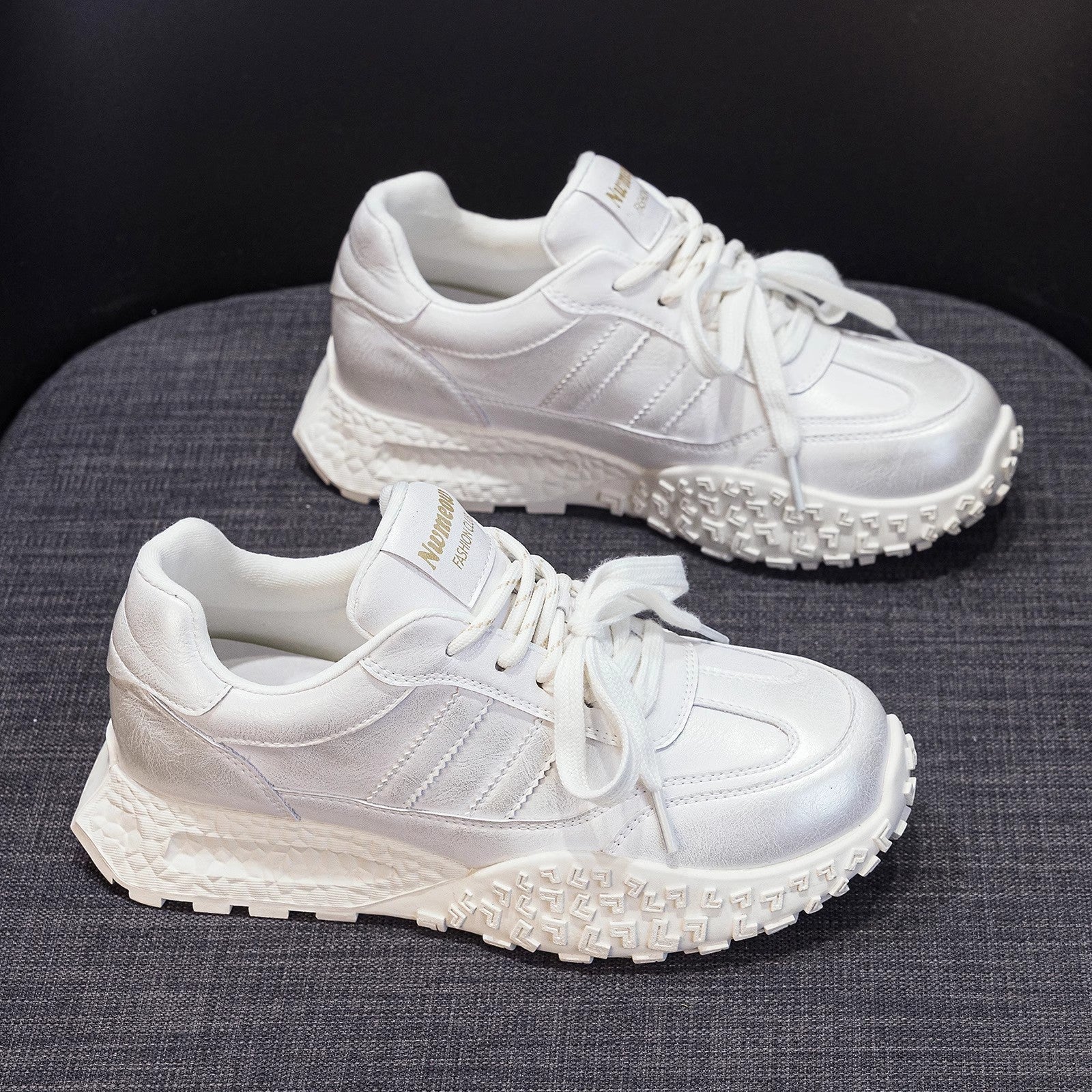 Damen Trendige Chunky Sneakers mit innovativer Gummisohle und atmungsaktivem Obermaterial R&B