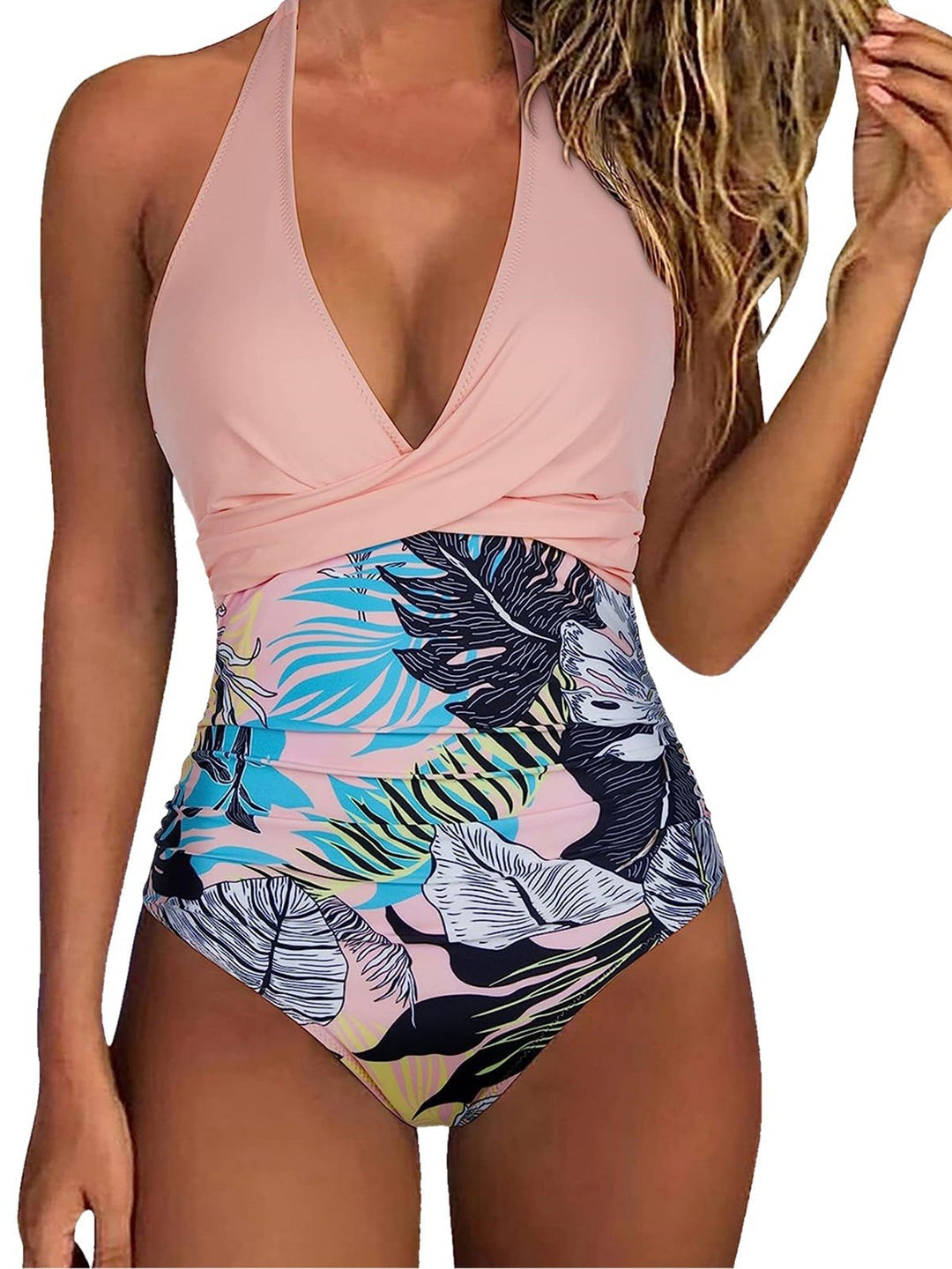 Damen Floral Design Badeanzug R&B