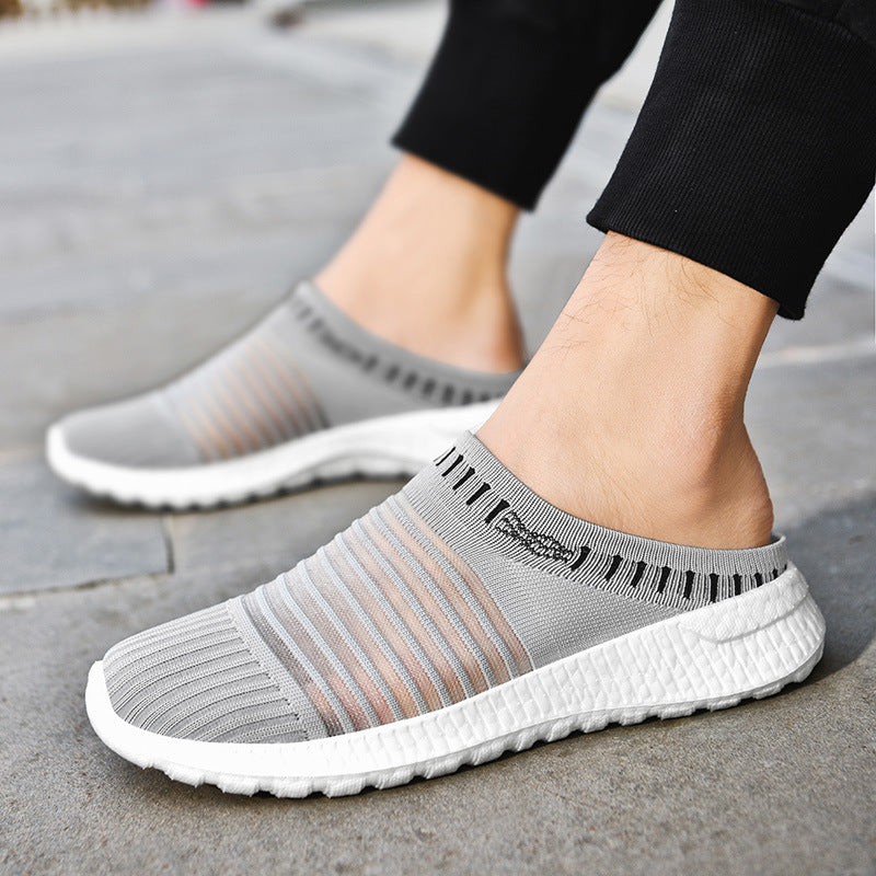 Damen Sportliche Slip-On Sneaker mit atmungsaktivem Obermaterial und rutschfester Sohle