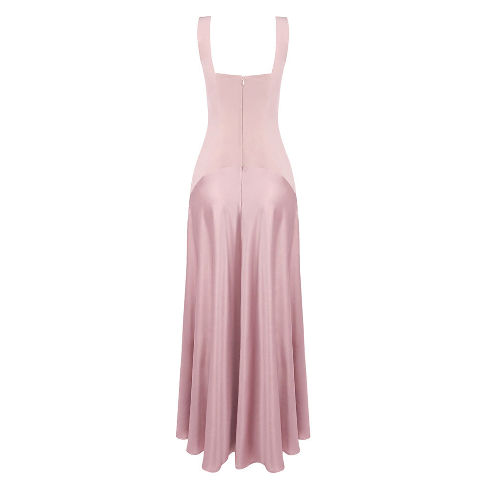Damen elegantes Kleid mit figurformendem Schnitt und elegantem Reißverschluss R&B