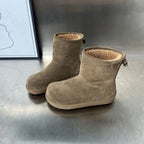 Damen Fleecegefütterte Winterstiefel aus weichem Wildleder R&B