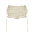 Damen Rüschen-Shorts mit verstellbaren BindR&Bändern R&B