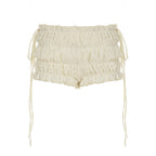 Damen Rüschen-Shorts mit verstellbaren BindR&Bändern R&B