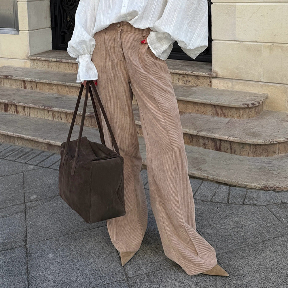 Damen Weite Cordhose R&B