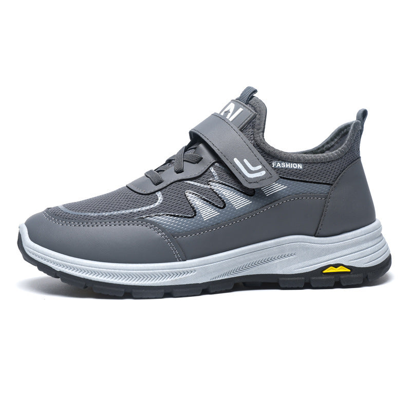 Damen Sportliche Sneakers mit Klettverschluss und rutschfester Laufsohle R&B