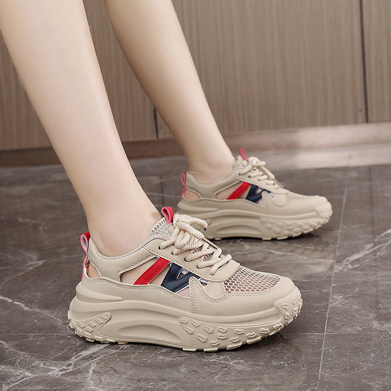 Damen Sportliche Sneakers mit luftdurchlässigem Obermaterial und rutschfester Sohle R&B