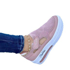 Damen Sportliche Slip-On Sneakers mit atmungsaktivem Mesh-Obermaterial und komfortabler Innensohle R&B
