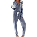 Damen Schlafanzug-Set aus weichem, atmungsaktivem Material R&B