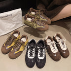 Damen modische Sneaker mit hochwertigem Wildleder-Obermaterial und innovativem Design R&B