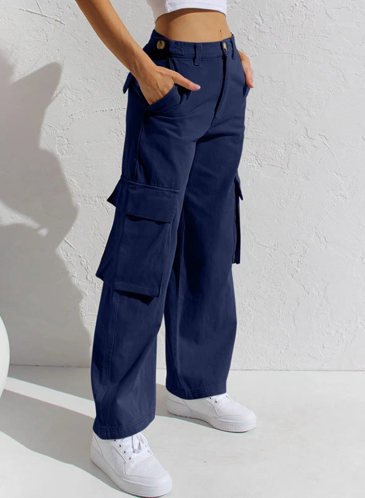 Damen Utility-Hose im Cargo-Stil