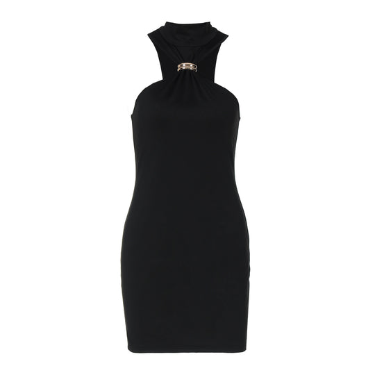 Damen Figurbetontes Minikleid mit elegantem Halterneck R&B