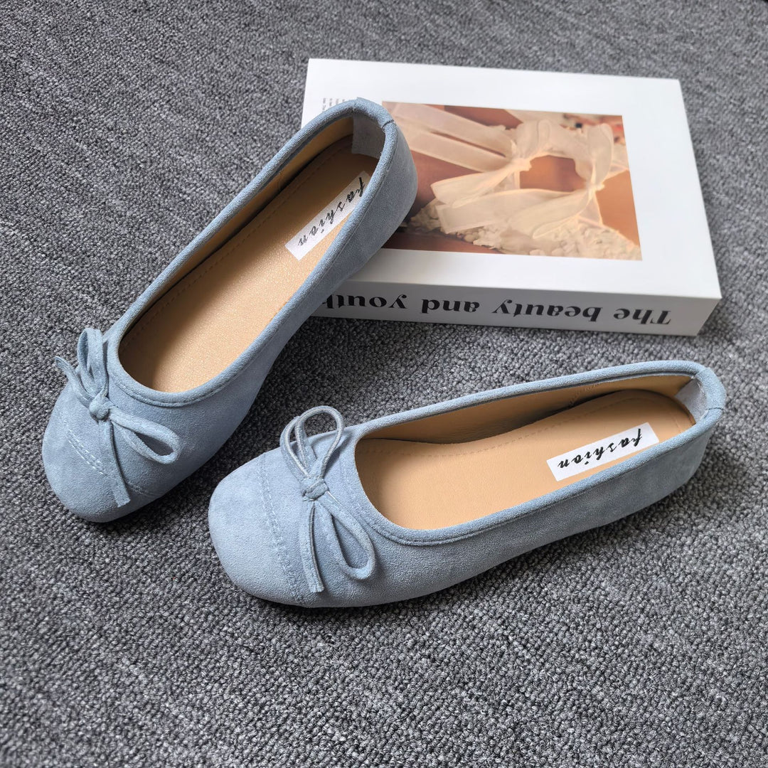 Damen Ballerinas mit elegantem Schleifen-Detail und softem Innenfutter R&B