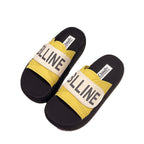 Damen Slide-Sandalen mit breitem, verstellbarem Riemen und rutschfester Sohle EB