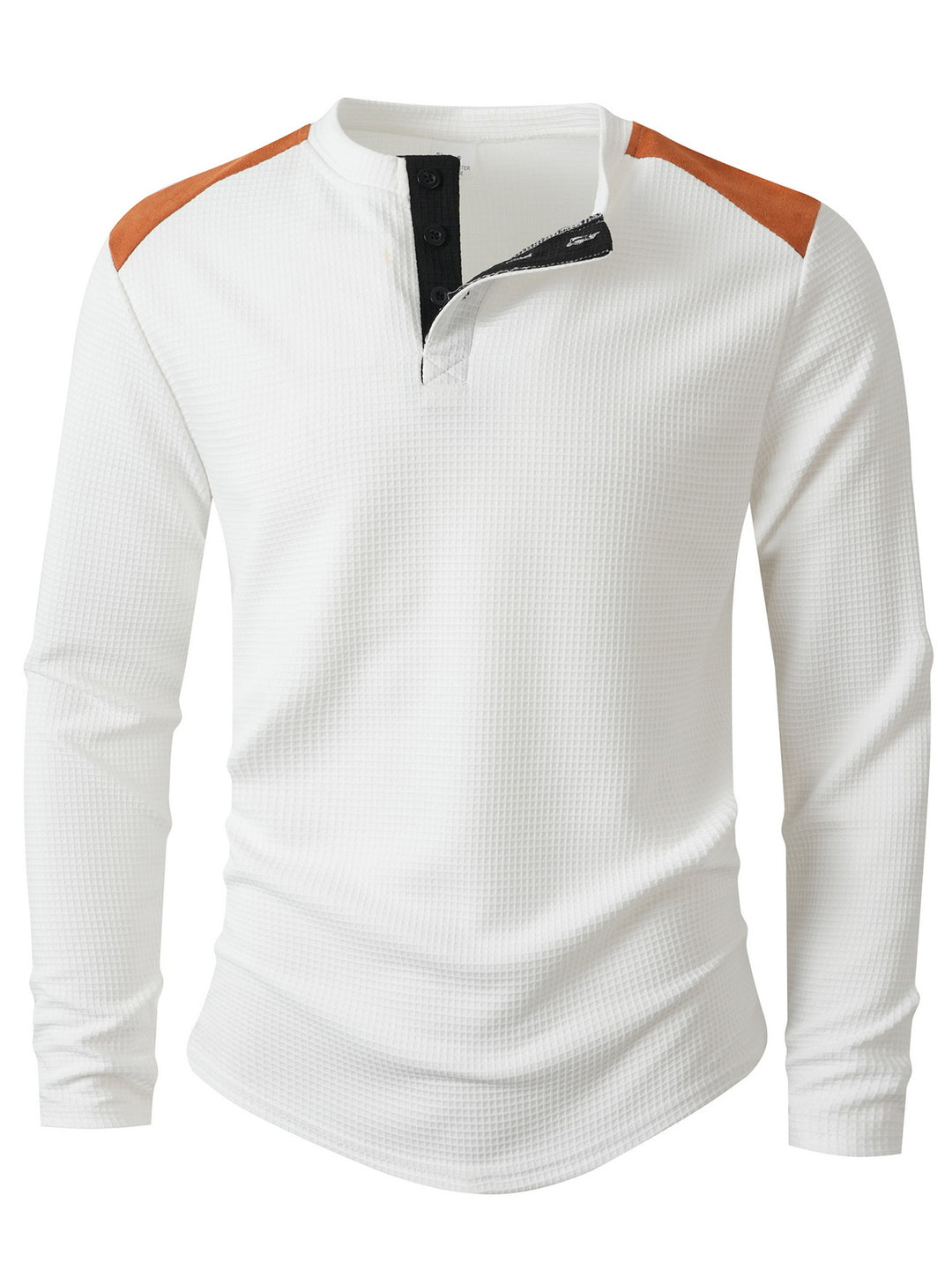 Herren Langarmshirt mit einzigartigem Strukturdesign R&B