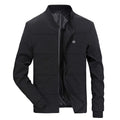Herren sportliche Bomberjacke mit elastischen Bündchen und praktischen Reißverschlusstaschen