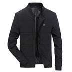 Herren sportliche Bomberjacke mit elastischen Bündchen und praktischen Reißverschlusstaschen