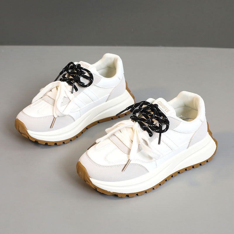 Damen Sportliche Plateau Sneakers mit atmungsaktivem Obermaterial R&B