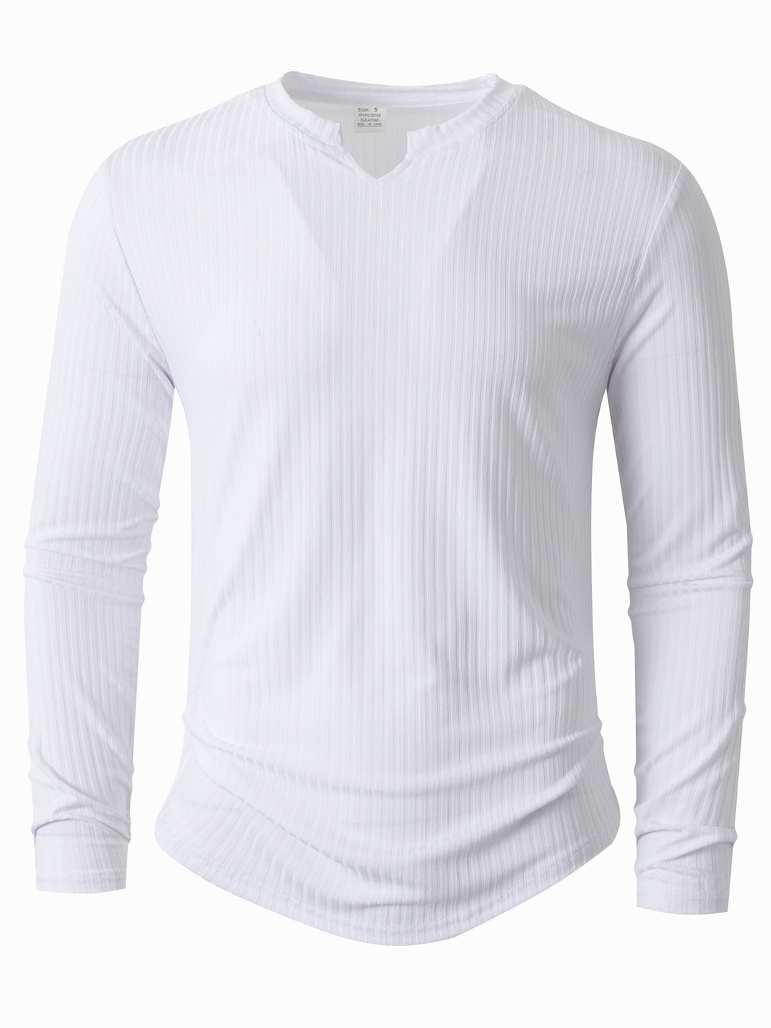 Herren Langarmshirt mit innovativer Rippstruktur R&B