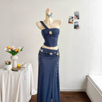 Damen elegantes Sommerkleid mit floralem Detail R&B