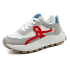Damen Sportliche Sneaker mit atmungsaktiver Mesh-Oberfläche und dämpfendem Komfort R&B